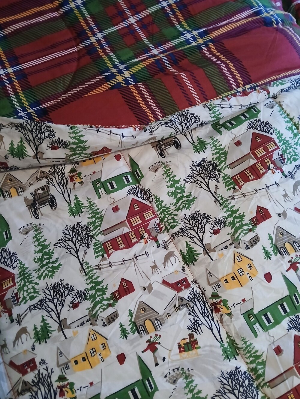 Christmas Village Comforter With Shams
